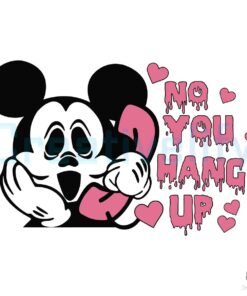 Mickey No You Hang Up Scream Movie SVG