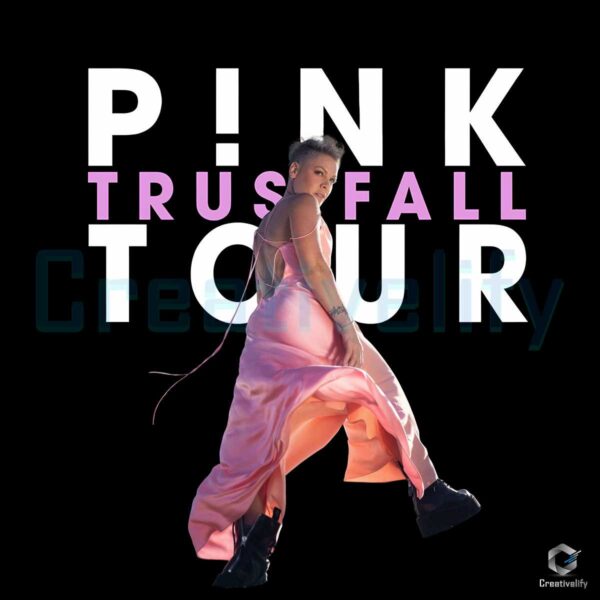 Free Pink Trustfall Tour 2023 Concert PNG
