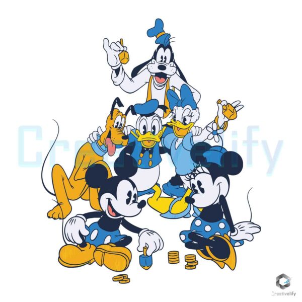 funny-mickey-mouse-and-friends-hanukkah-svg-cricut-file