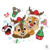 Santa Disney Chip And Dale Christmas SVG