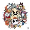 nightmare-before-christmas-floral-jack-skellington-png