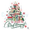 all-booked-for-christmas-cute-bookworm-png-download