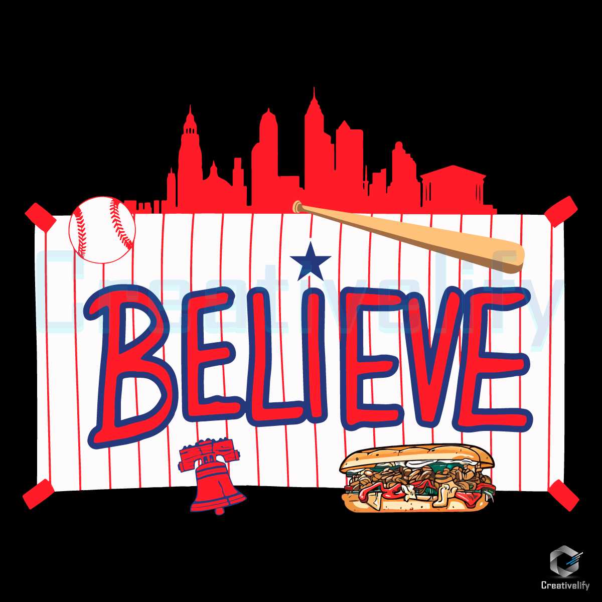 Phillies World Series 2022 Baseball Team SVG Digital Files
