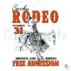 Spooky Rodeo Free Admission SVG Design