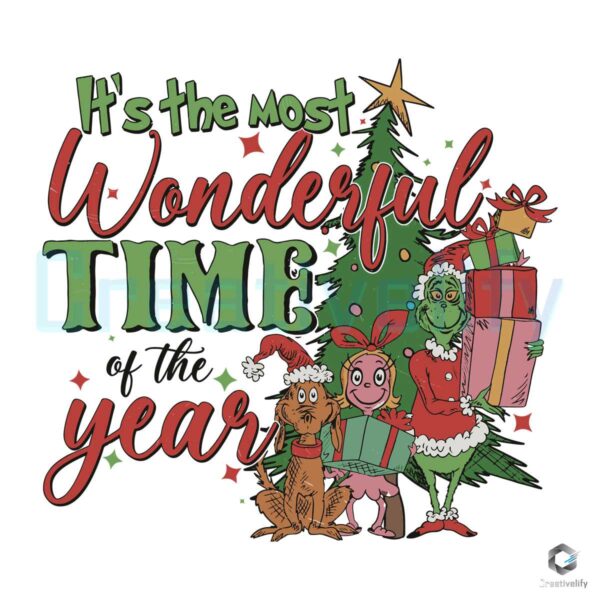 retro-grinchmas-its-the-most-wonderful-time-of-the-year-svg