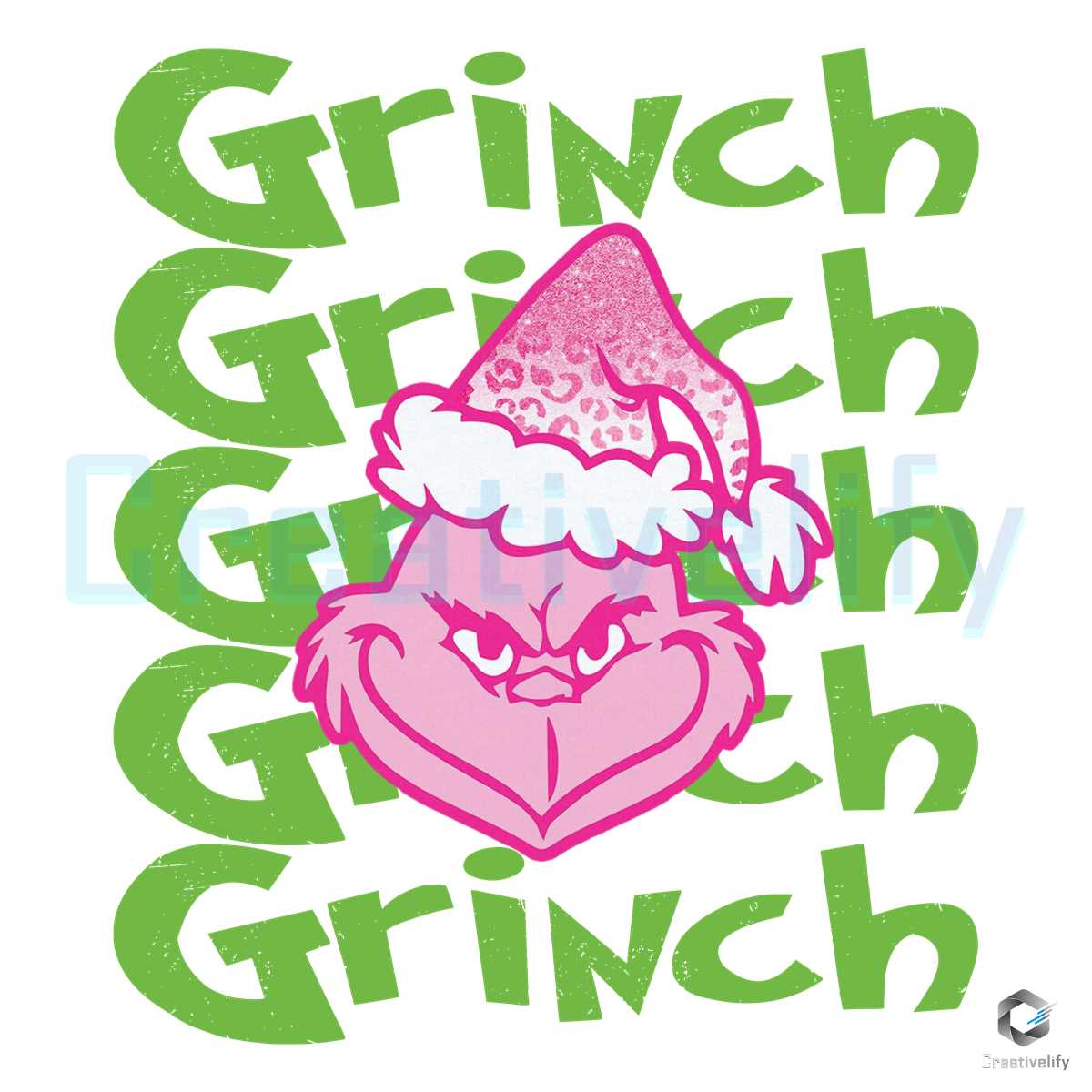 Merry Santa Grinch Christmas SVG Digital Download - CreativeLify