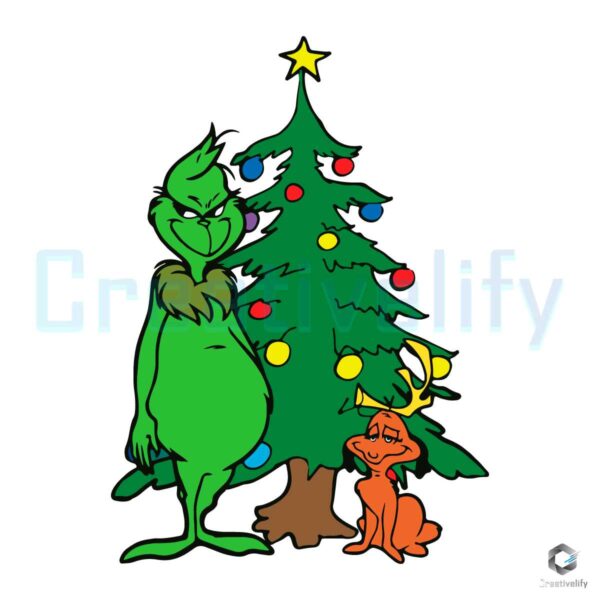 funny-grinchmas-dog-christmas-tree-svg-digital-cricut-file