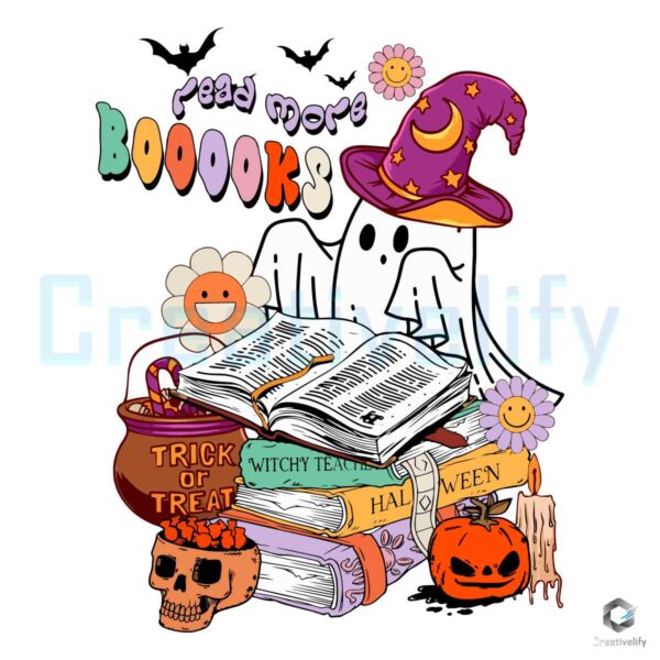 read-more-books-halloween-spooky-teacher-ghost-svg-file