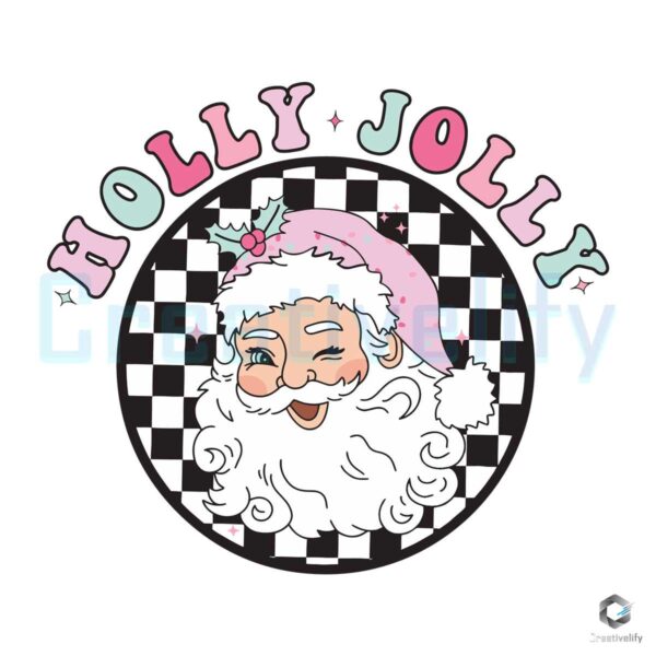 retro-groovy-holly-jolly-cute-santa-claus-svg-file-for-cricut