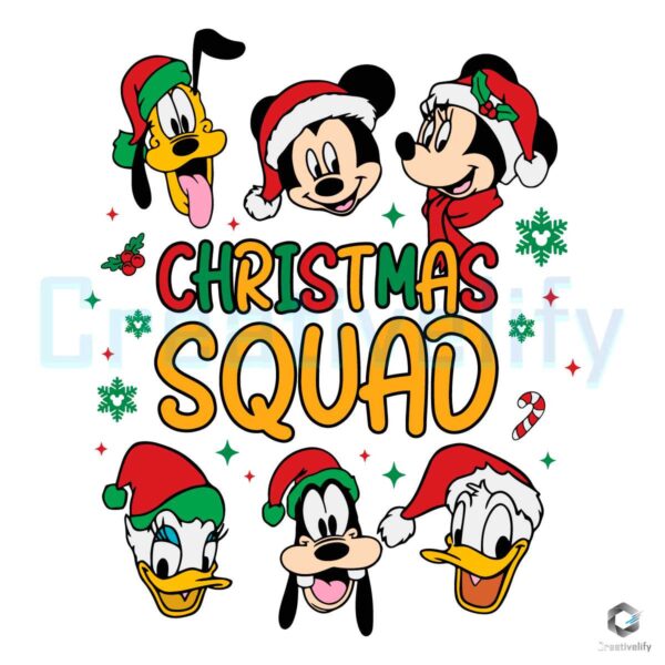 christmas-squad-disney-mickey-and-friends-svg