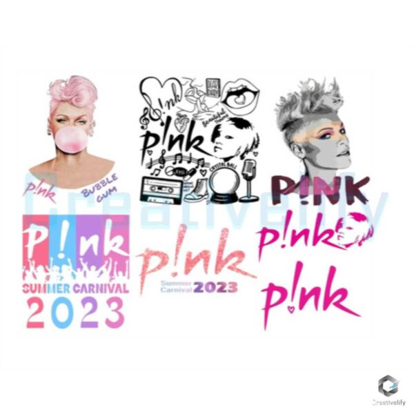 P!nk Summer Carnival PNG Pink Singer Bundle