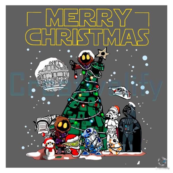 Merry Christmas Disney Star Wars PNG File