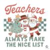 Teacher Christmas Tree Santa Snowman SVG