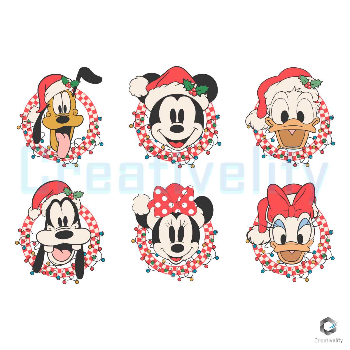 Disney Mickey Mouse and Friends Bundle SVG PNG Digital File