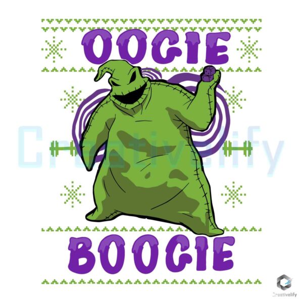 Free Oogie Boogie Ugly Christmas SVG Design