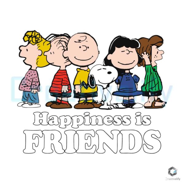 the-peanuts-2d-happiness-is-friend-svg