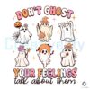 Dont Ghost Your Feelings School Psychologist SVG
