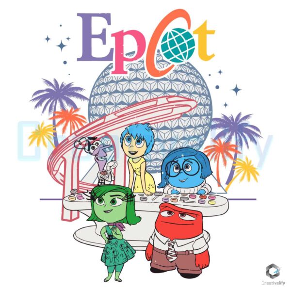 Disney Inside Out Epcot Characters SVG