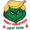 Make Christmas Great Again Trump Grinch SVG File