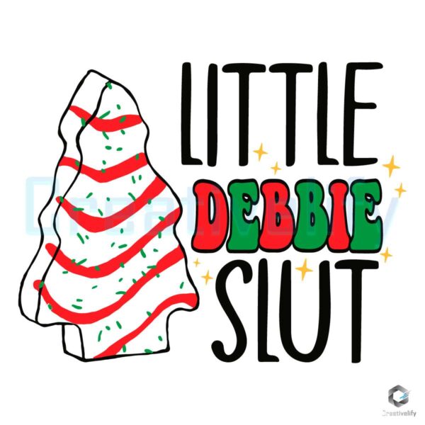 little-debbie-slut-christmas-tree-cake-svg