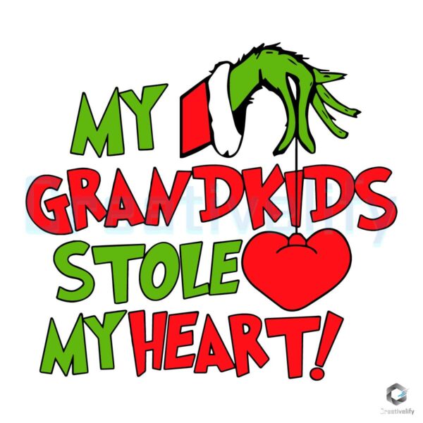 my-grandkids-stole-my-heart-svg-cutting-digital-file