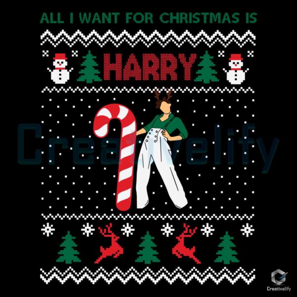 All I Want For Christmas Is Harry Styles SVG