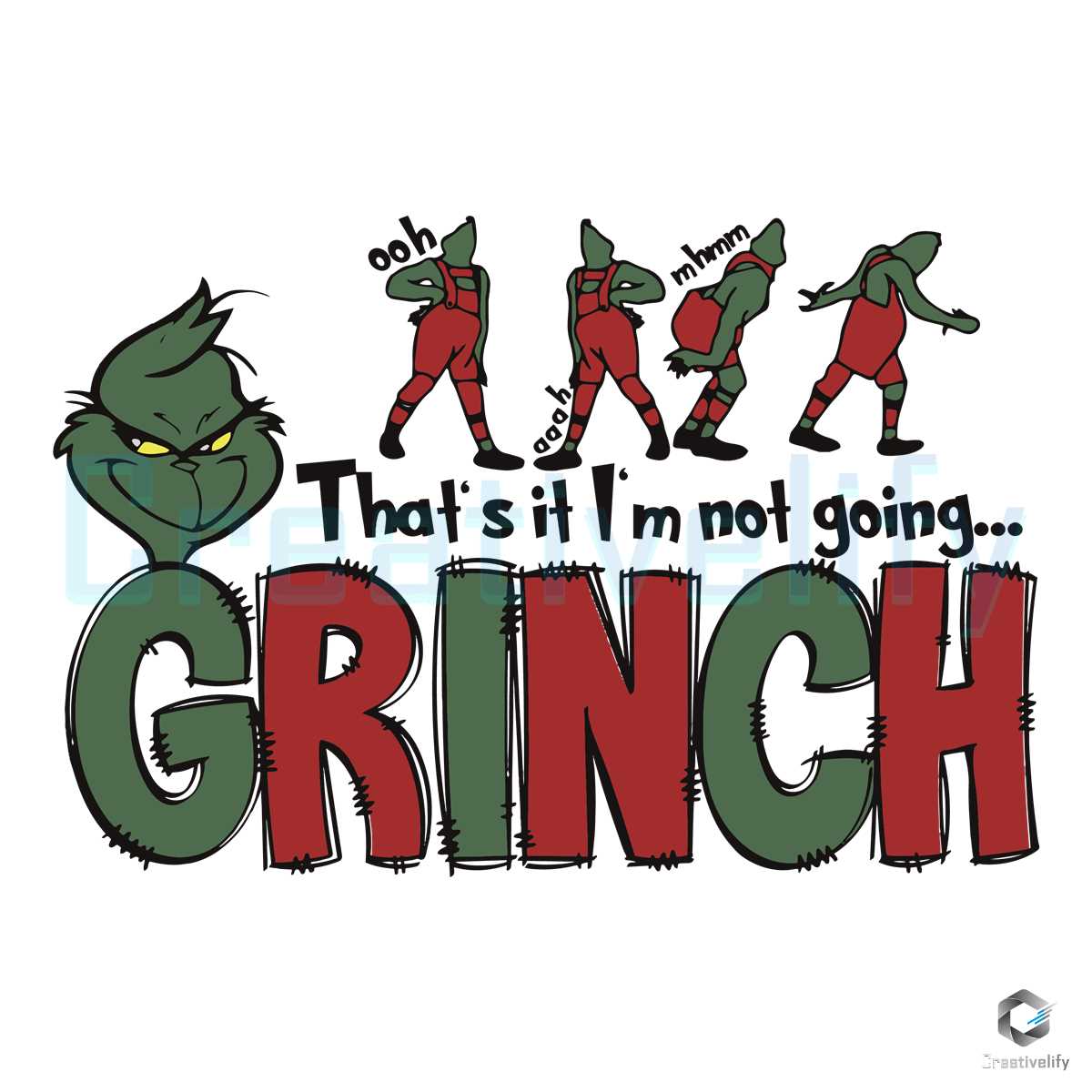 Thats It Im Not Going Svg Grinch Vibe File For Cricut Creativelify