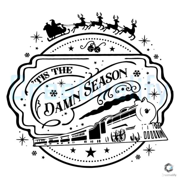 tis-the-damn-season-north-pole-svg-graphic-design-file