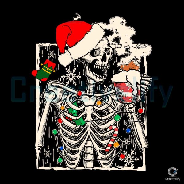 skeleton-christmas-coffee-lover-svg-cutting-digital-file