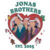 Jonas Brothers Christmas 2005 Heart SVG