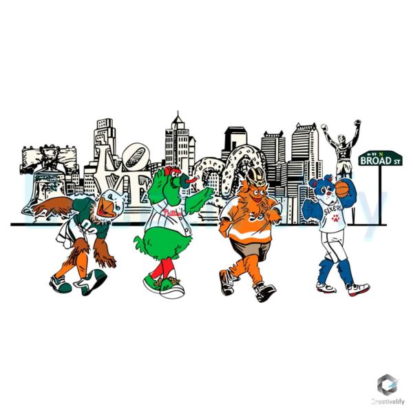 philly-mascots-its-a-philly-thing-svg-graphic-designs-file