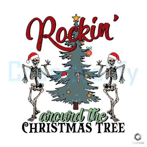 dancing-skeleton-rockin-around-the-christmas-tree-svg