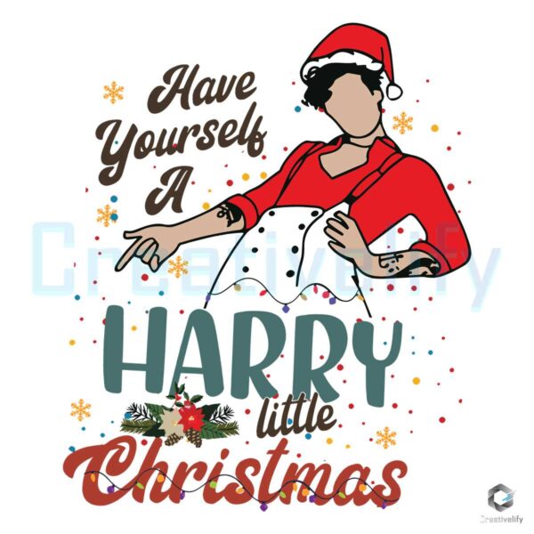 Have Yourself A Harry Style Christmas SVG