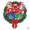 Disney Inside Out Christmas Wreath SVG File