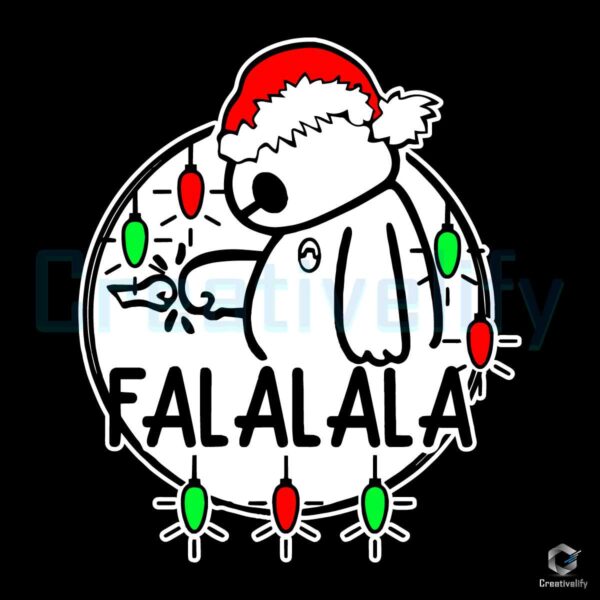 Lovely Falalala Baymax Christmas SVG