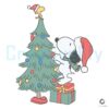vintage-peanuts-dog-christmas-tree-svg