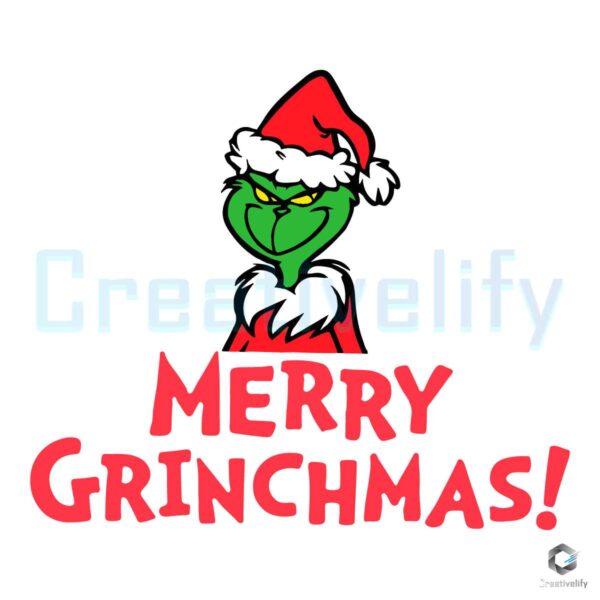 retro-merry-grinchmas-santa-hat-svg-graphic-design-file