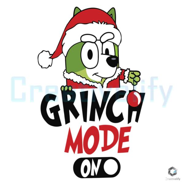 Bluey Grinch SVG: Capture the Festive Spirit with Your Favorite Blue Heeler