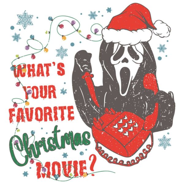 Ghostface Whats Your Favorite Christmas SVG