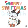 Merry Swiftmas Cat Christmas SVG File Digital