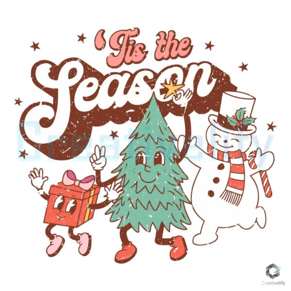 tis-the-season-with-friends-snowman-svg-file-for-cricut