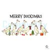 Funny Merry Duckmas Christmas PNG File Design
