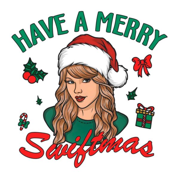 Have A Merry Swiftmas Vintage PNG File