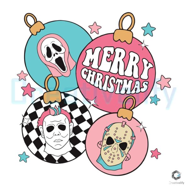 horror-characters-merry-christmas-ornaments-svg-file