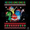 Cute Disney Inside Out Christmas SVG File