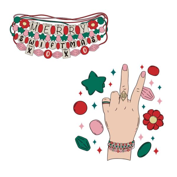 Merry Swiftmas Hand Sign SVG File