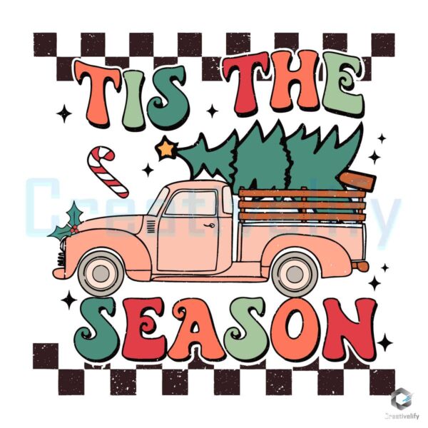 tis-the-season-christmas-truck-svg-graphic-design-file