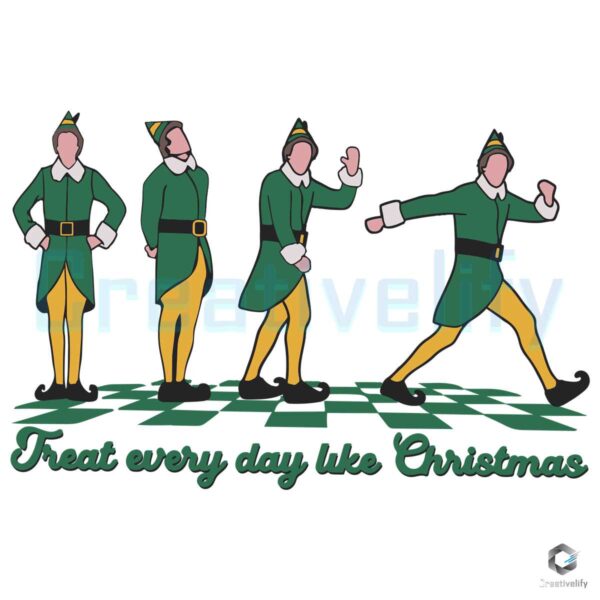 retro-elf-treat-every-day-like-christmas-svg-for-cricut-files