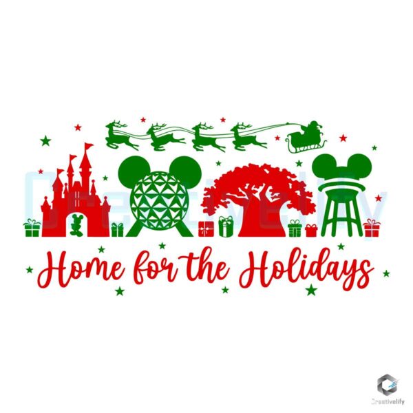 home-for-the-holidays-disney-kingdom-svg-for-cricut-files