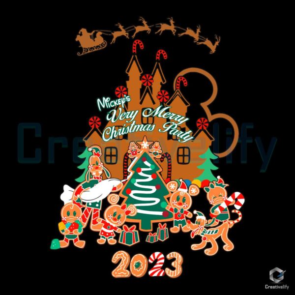 mickey-friends-gingerbread-verry-merry-christmas-party-png